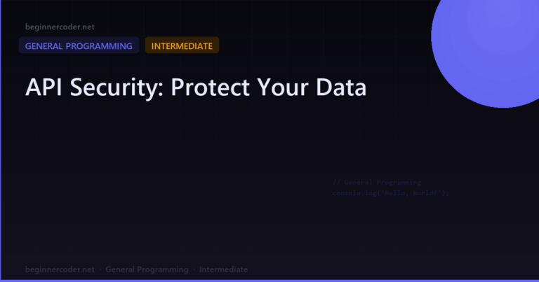 API Security: Protect Your Data