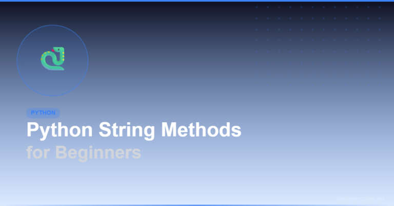 Python String Methods for Beginners (2024 Guide)