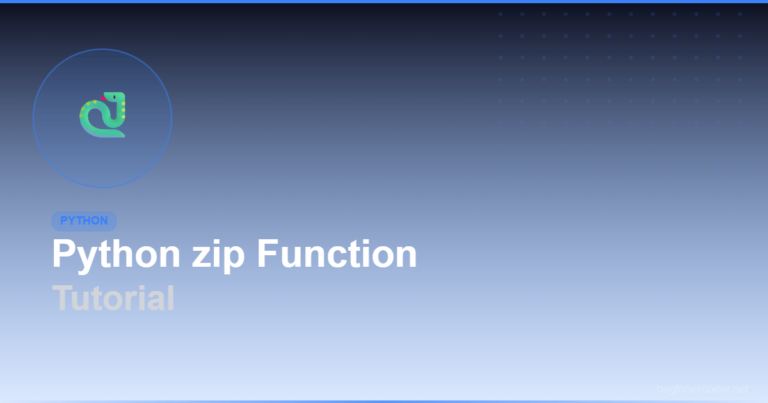 Python zip Function Tutorial for Beginners