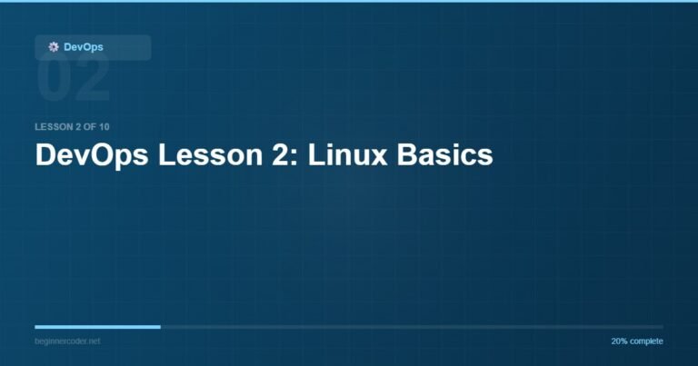 DevOps Lesson 2: Linux Basics
