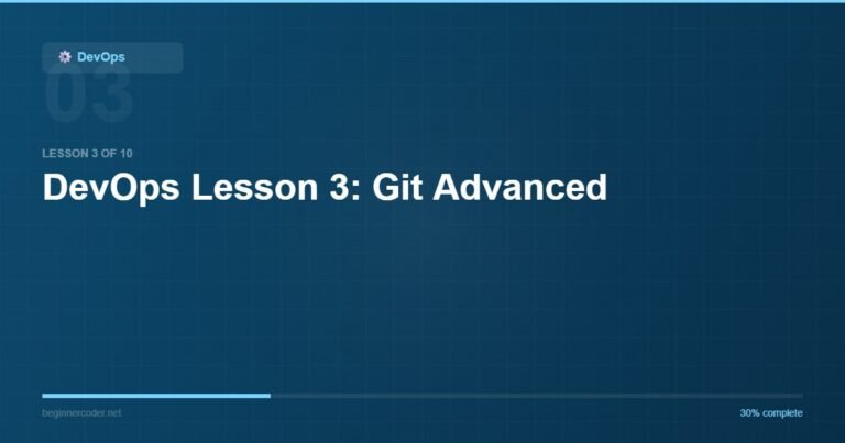 DevOps Lesson 3: Git Advanced