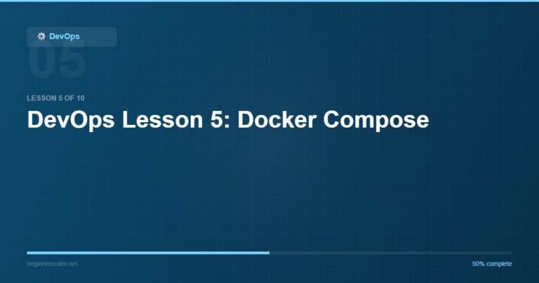DevOps Lesson 5: Docker Compose