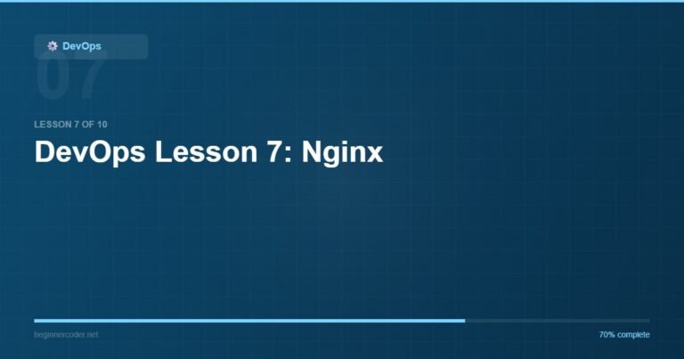 DevOps Lesson 7: Nginx